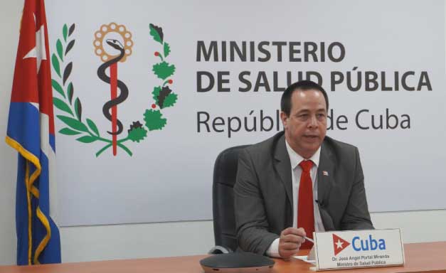 Dr. José Ángel Portal Miranda, ministro de Salud Pública (Minsap)